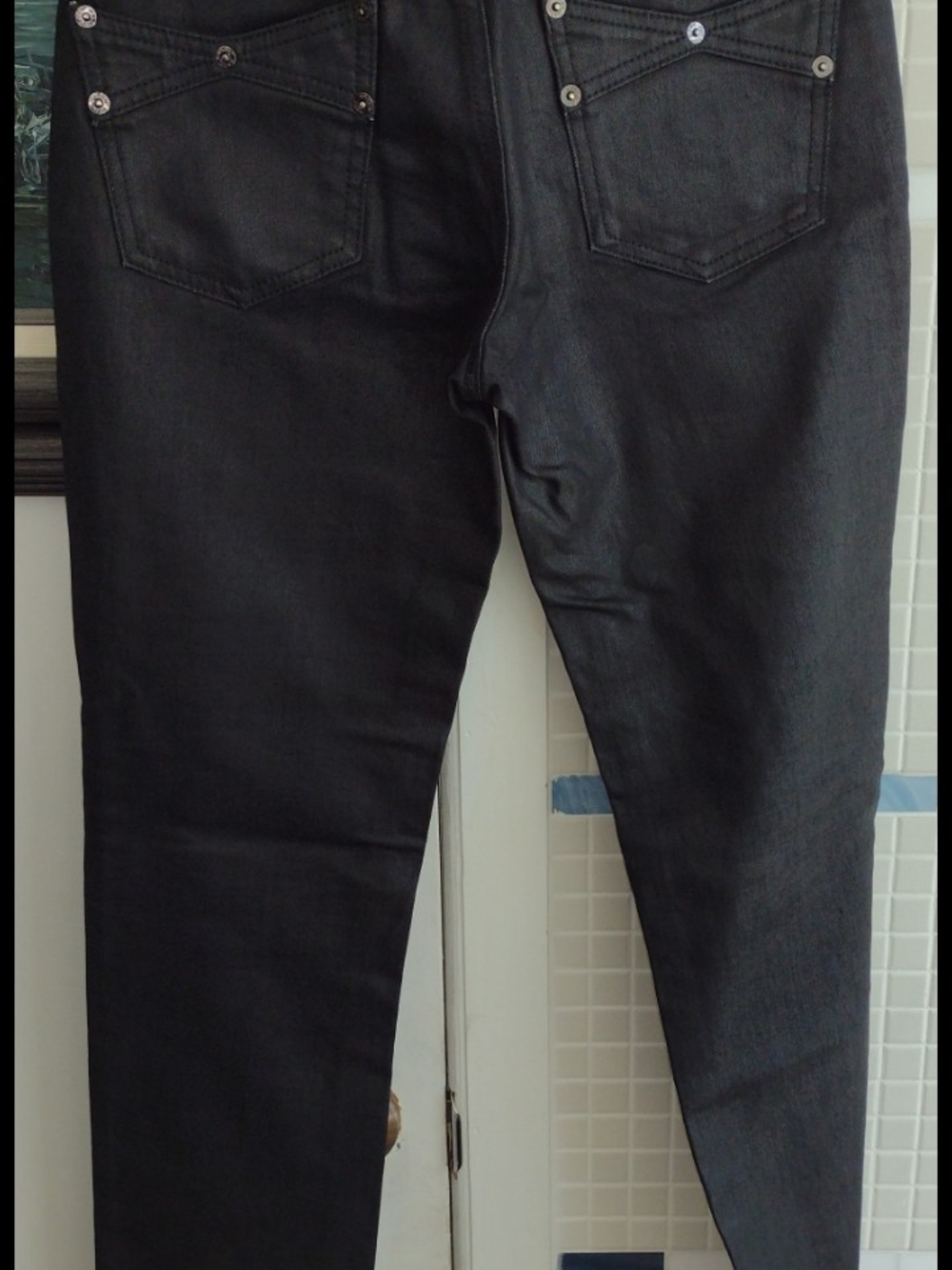 Marc By Marc Jacobs Black Denim Low-Rise Jeans